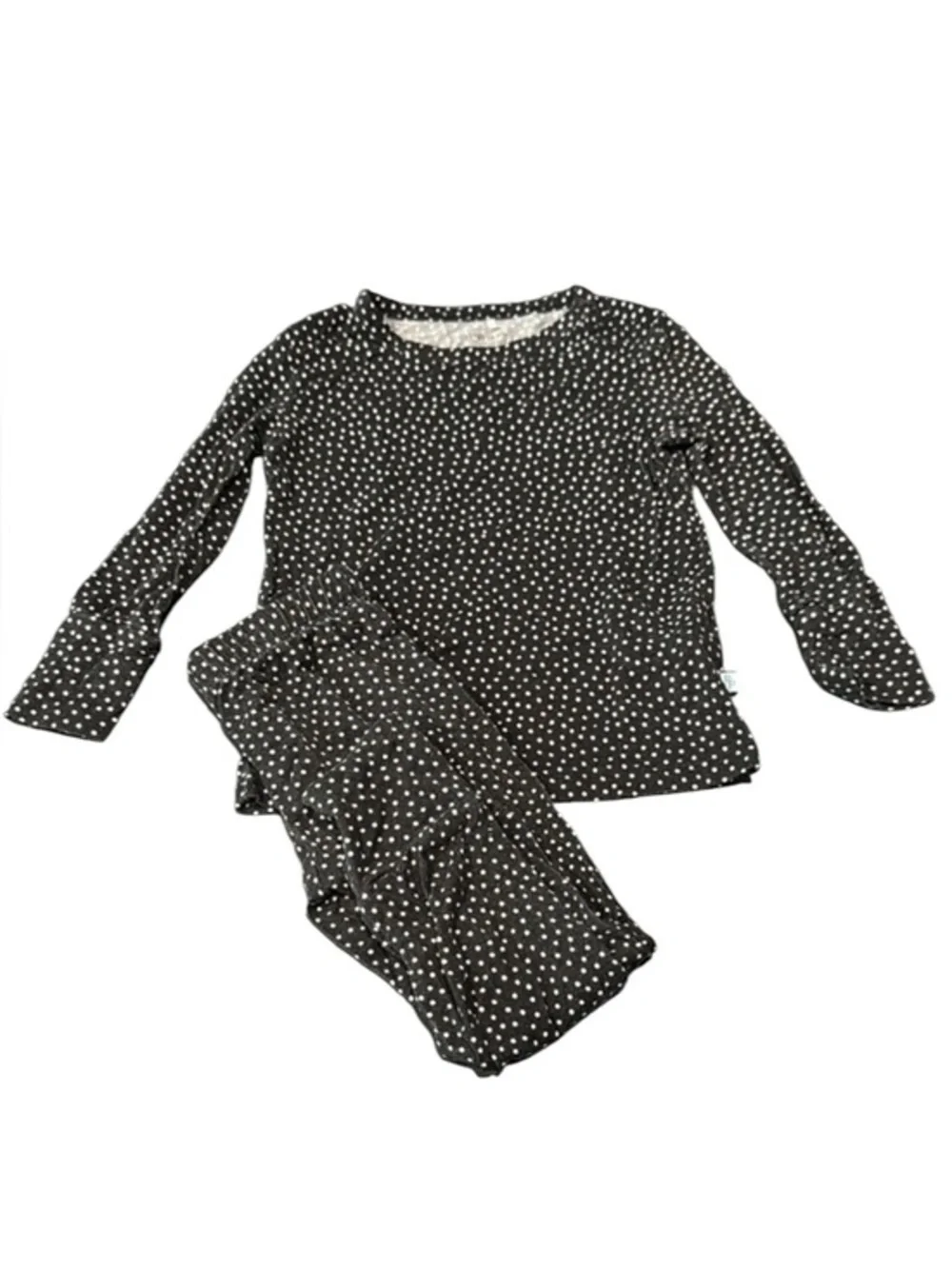 Posh Peanut Aggie Long Sleeve Pajama Set 2T Polka Dot Bamboo